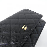 Chanel Timeless Classic Line Caviar Skin Wallet