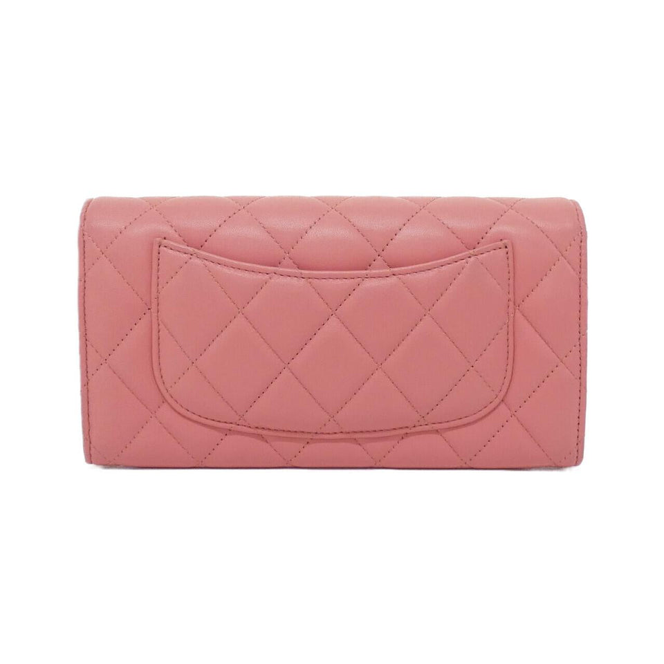 Chanel Timeless Classic Line Lambskin Long Wallet