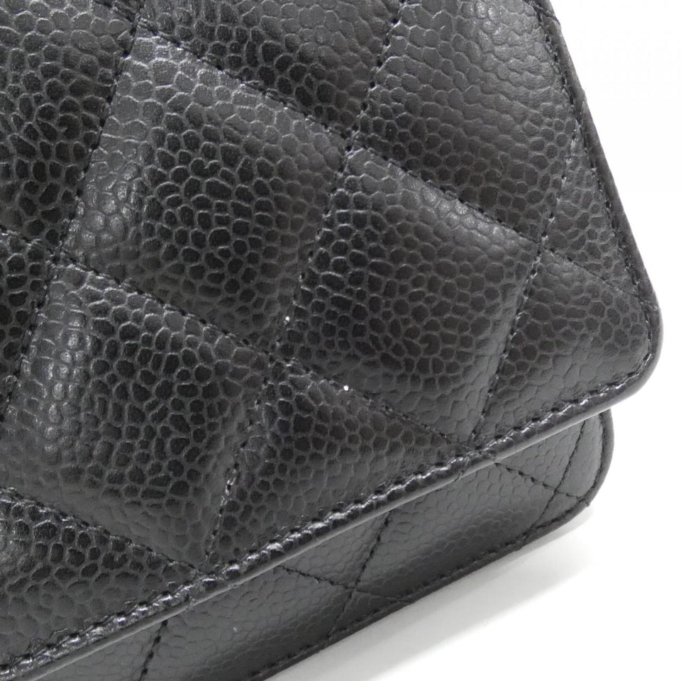Chanel Timeless Classic Caviar Skin Wallet on Chain
