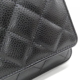 Chanel Timeless Classic Caviar Skin Wallet on Chain