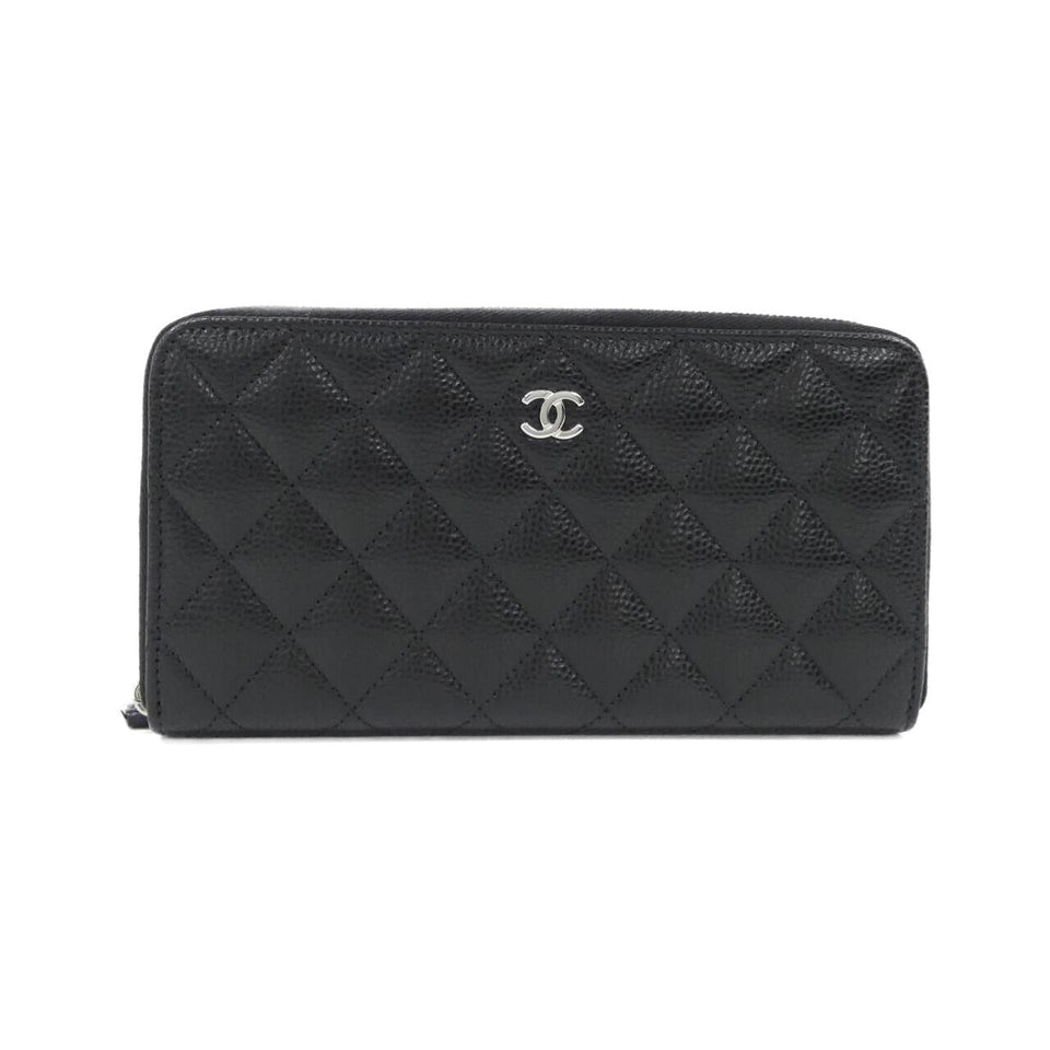 Chanel Timeless Classic Line Caviar Skin Long Wallet