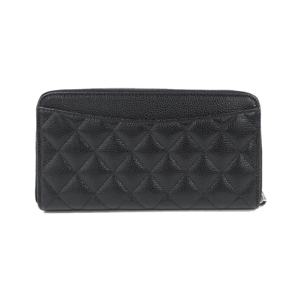 Chanel Timeless Classic Line Caviar Skin Long Wallet