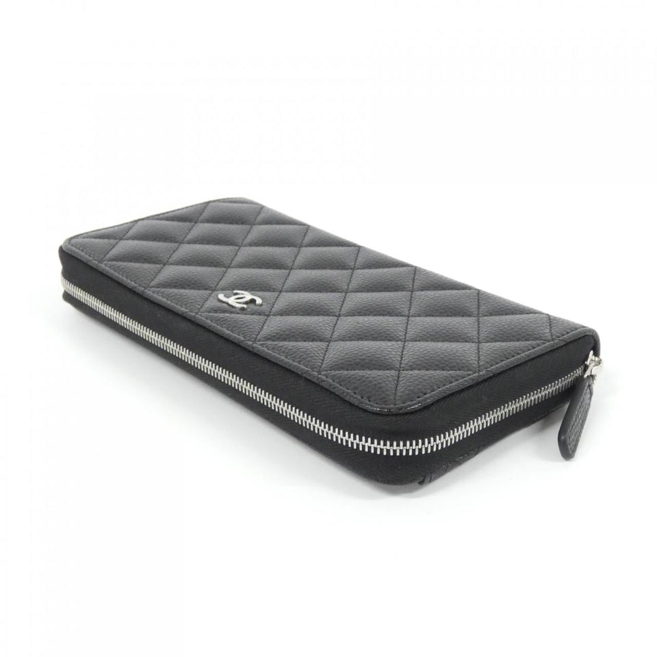 Chanel Timeless Classic Line Caviar Skin Long Wallet