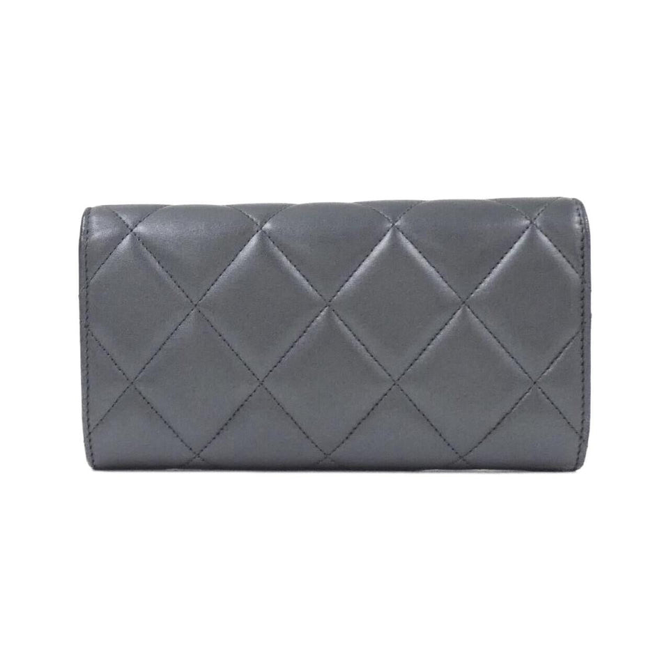 Chanel AP3327 Lambskin Long Wallet