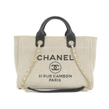 Chanel Deauville Line Mixed Fiber Bag