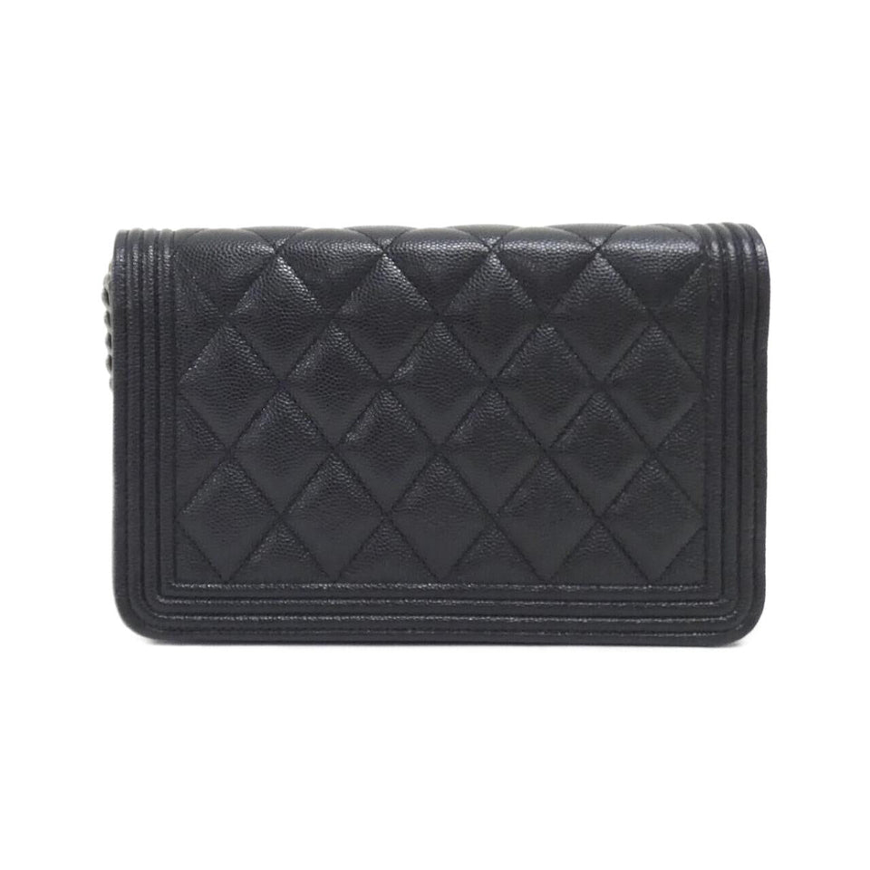 Chanel Boy Chanel AP1117 Caviar Skin Wallet