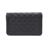 Chanel Boy Chanel AP1117 Caviar Skin Wallet