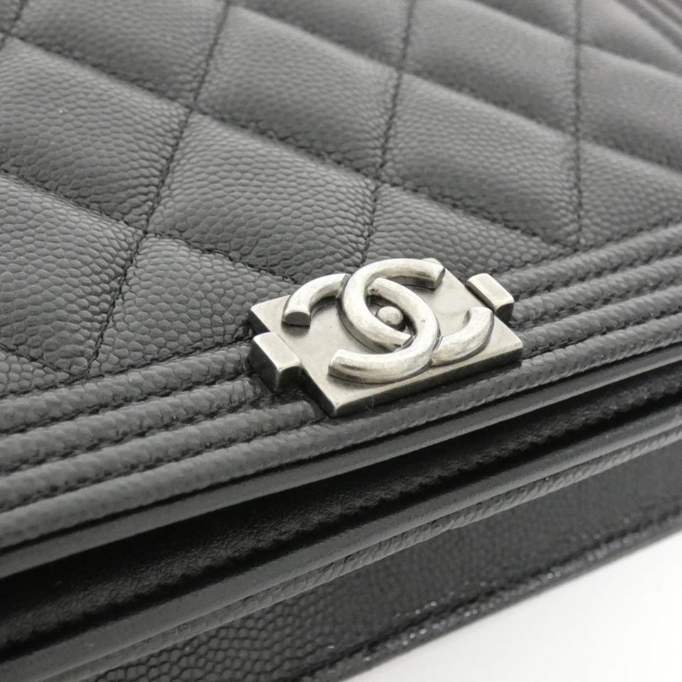 Chanel Boy Chanel AP1117 Caviar Skin Wallet