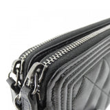 Chanel Boy Chanel Caviar Skin Chain Wallet