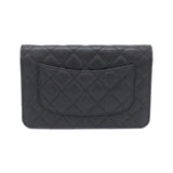 Chanel Timeless Classic Line Caviar Skin Chain Wallet