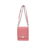 Chanel Boy Chanel Metallic Caviar Shoulder Bag