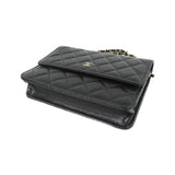 Chanel Timeless Classic Line Caviar Skin Clutch