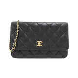 Chanel AP4241 Caviar Skin Wallet on Chain