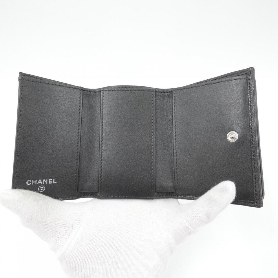 Chanel AP0116 Metallic Calf Wallet