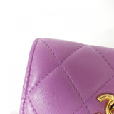 Chanel AP2704 Lambskin Chain Clutch