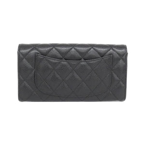 Chanel Timeless Classic Caviar Skin Long Wallet