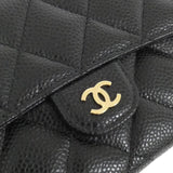 Chanel Timeless Classic Caviar Skin Long Wallet