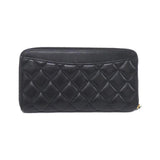 Chanel Timeless Classic Line Lambskin Long Wallet