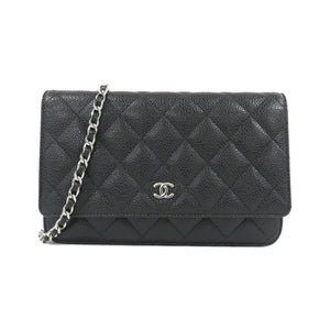 Chanel Timeless Classic Caviar Skin Wallet on Chain