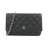 Chanel Timeless Classic Caviar Skin Wallet on Chain