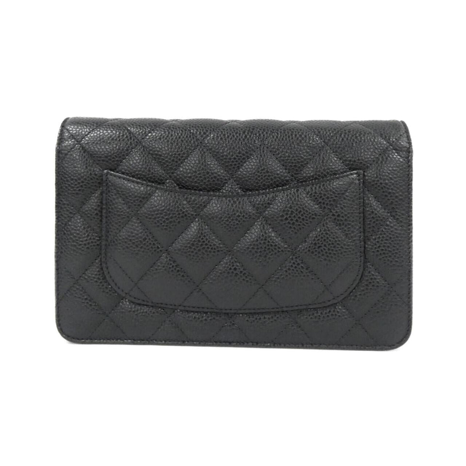 Chanel Timeless Classic Caviar Skin Wallet on Chain