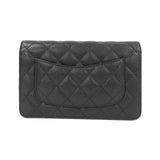 Chanel Timeless Classic Caviar Skin Wallet on Chain