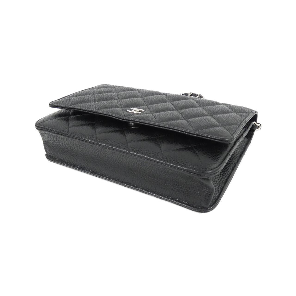 Chanel Timeless Classic Caviar Skin Wallet on Chain