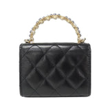Chanel AP3802 Shiny Crumpled Lamb Clutch Bag