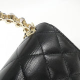 Chanel AP3802 Shiny Crumpled Lamb Clutch Bag