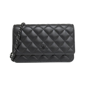 Chanel Timeless Classic Line Lambskin Chain Wallet