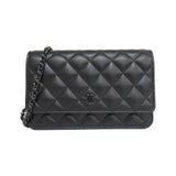 Chanel Timeless Classic Line Lambskin Chain Wallet