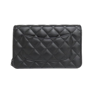 Chanel Timeless Classic Line Lambskin Chain Wallet