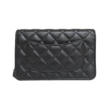Chanel Timeless Classic Line Lambskin Chain Wallet
