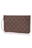 Louis Vuitton Neverfull Pouch Wristlet - Monogram Tote