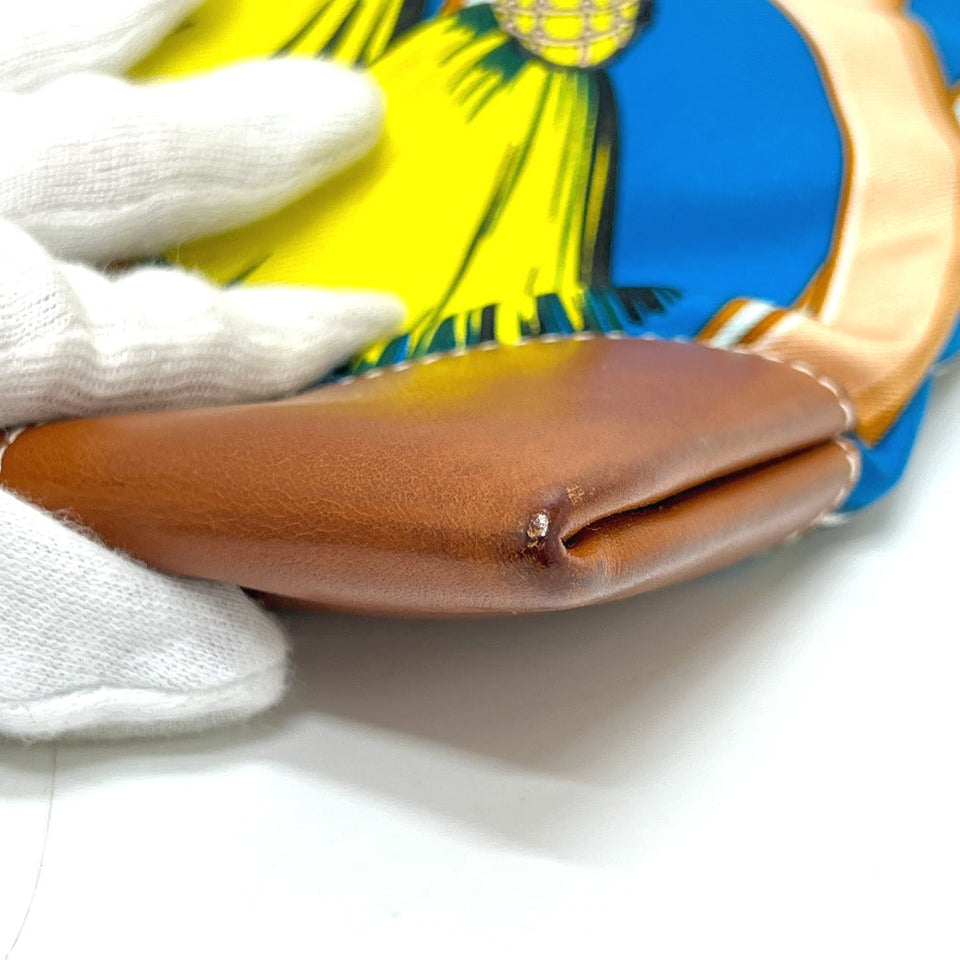 Hermes Shoulder Bag Silk, Leather blue Silky City PM