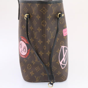 Louis Vuitton Monogram World Tour Neverfull MM Tote Bag LV 26563A