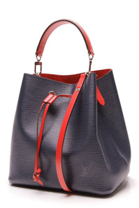 Louis Vuitton Epi NeoNoe Bag - Indigo/Coquelicot