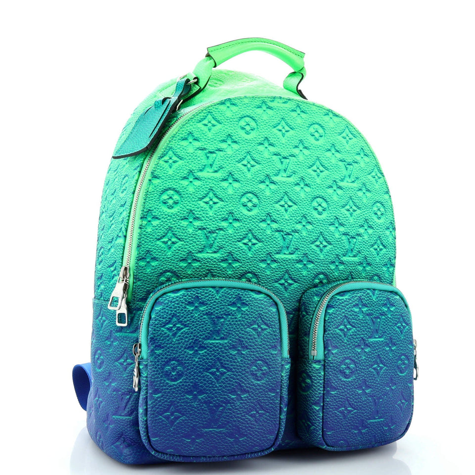 Louis Vuitton Multipocket Backpack Limited Edition Illusion Monogram Taurillon Leather