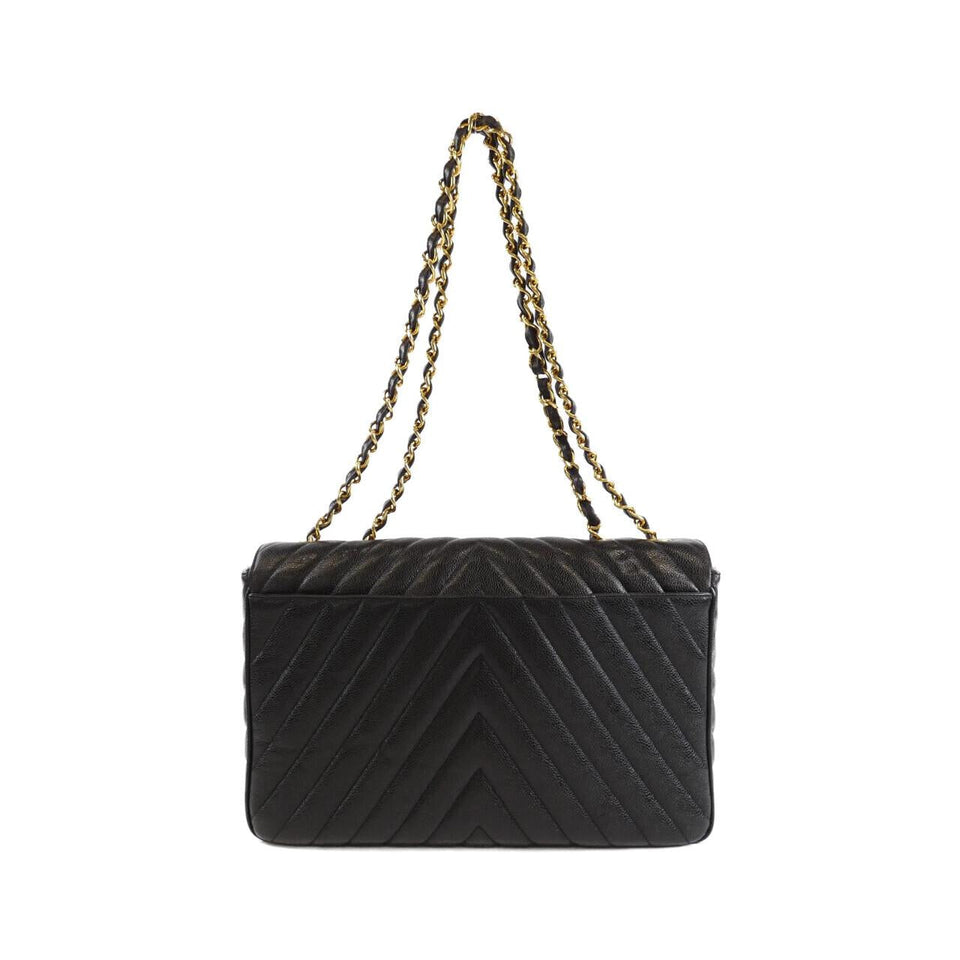 Chanel Caviar Skin Vintage Shoulder Bag