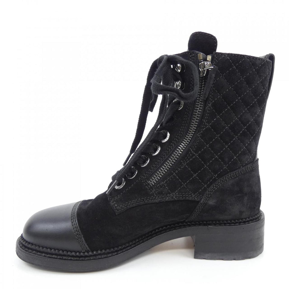 Chanel G33769Y53122 Suede Calfskin Boots