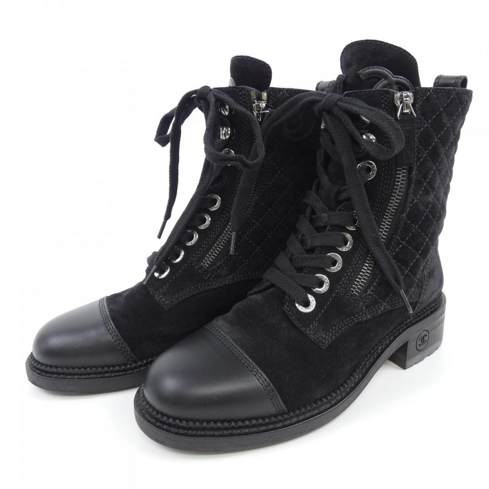 Chanel G33769Y53122 Suede Calfskin Boots