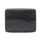 Louis Vuitton Monogram Pochette Steamer Coated Canvas Clutch Bag