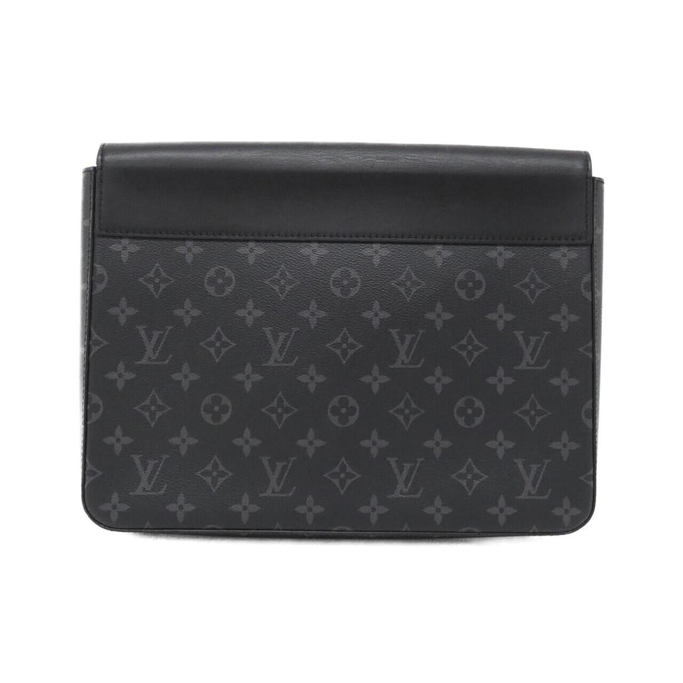 Louis Vuitton Monogram Pochette Steamer Coated Canvas Clutch Bag