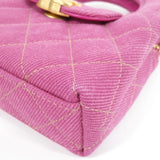 Chanel AP3435 Denim Chain Clutch
