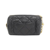 Chanel AS3384 Lambskin Shoulder Bag