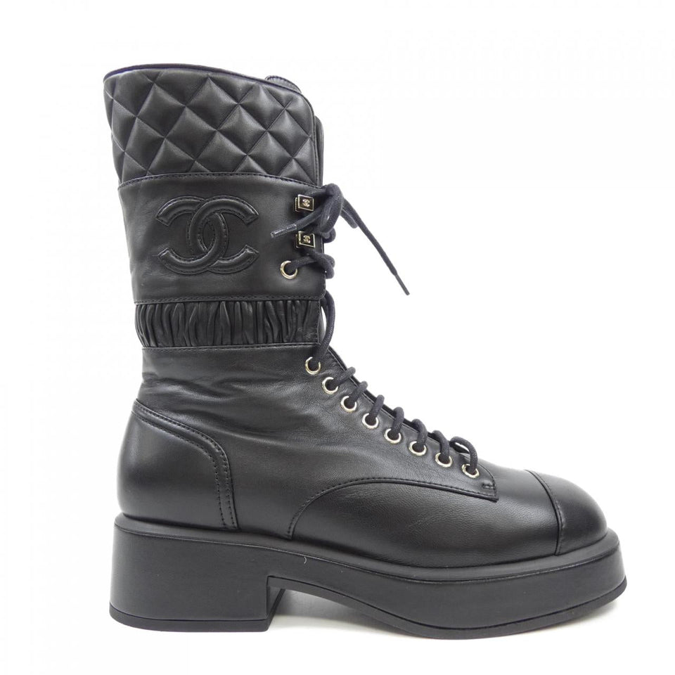Chanel G37956X01000 Lambskin Boots