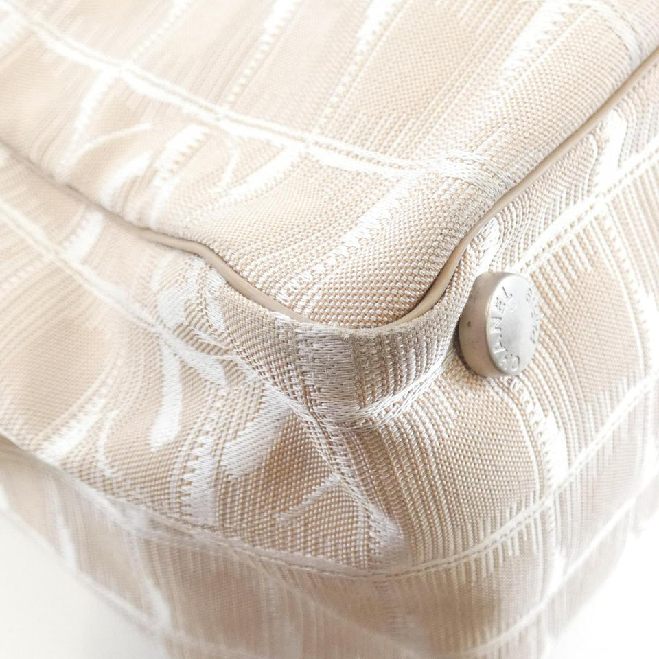 Chanel Travel Line Toile Bag