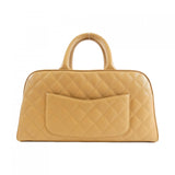 Chanel Caviar Skin Boston Bag Calfskin Handbag