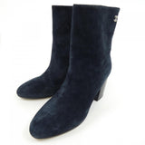 Chanel G32213X48015 Suede Calfskin Boots