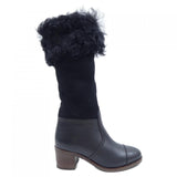 Chanel G31039Y15953 Calfskin Sheepskin Long Boots